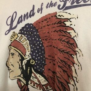 Land of the free thermal Henley